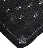 Dolce & Gabbana Black White Printed Square Men Foulard Scarf