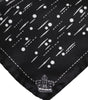 Dolce & Gabbana Black White Printed Square Men Foulard Scarf