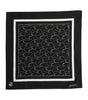 Dolce & Gabbana Black White Printed Square Foulard Scarf