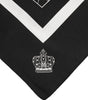 Dolce & Gabbana Black White Printed Square Foulard Scarf