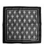 Dolce & Gabbana Black White Printed Square Foulard Scarf