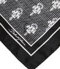 Dolce & Gabbana Black White Printed Square Foulard Scarf