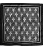 Dolce & Gabbana Black White Printed Square Foulard Scarf