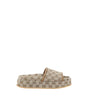 Gucci GG pattern platform Sandals