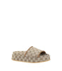 Gucci GG pattern platform Sandals