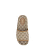 Gucci GG pattern platform Sandals