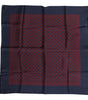 Dolce & Gabbana Red Blue Printed Silk Square Men Foulard Scarf