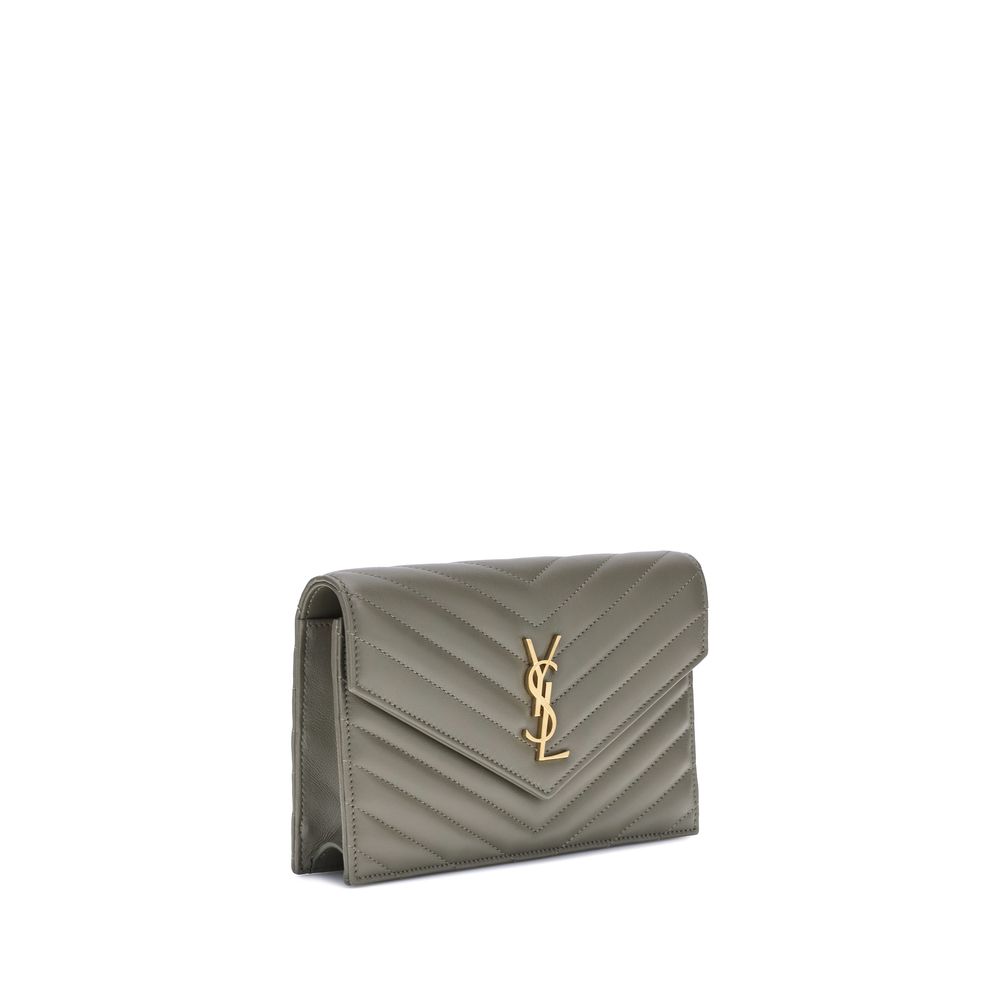 Portefeuille Saint Laurent avec bandoulière