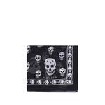 Foulard en soie à tête de mort Alexander McQueen