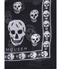 Foulard en soie à tête de mort Alexander McQueen