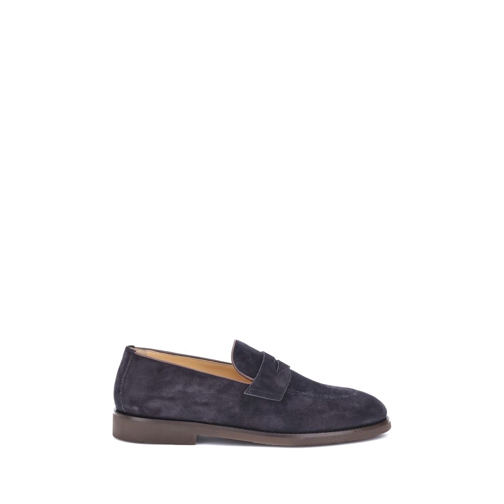 Brunello Cucinelli Mocassins En Daim