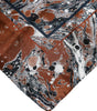 Dolce & Gabbana Multicolor Marble Silk Square Foulard Scarf