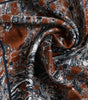 Dolce & Gabbana Multicolor Marble Silk Square Foulard Scarf