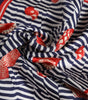 Dolce & Gabbana Multicolor Seashells Square Men Foulard Scarf