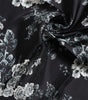 Dolce & Gabbana Black Floral Print Silk Square Foulard Scarf