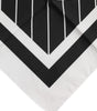 Dolce & Gabbana Black White DG Logo Square Men Foulard Scarf