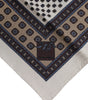 Dolce & Gabbana Multicolor Patterned Square Men Foulard Scarf
