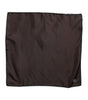 Foulard carré en soie marron Dolce &amp; Gabbana DG Crown pour homme