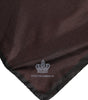 Foulard carré en soie marron Dolce &amp; Gabbana DG Crown pour homme
