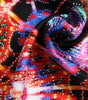 Dolce & Gabbana Black Multicolor Print Square Foulard Scarf