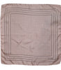 Dolce & Gabbana Beige Dotted Silk Square Men Foulard Scarf
