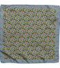 Dolce & Gabbana Gray Green Cactus Print Square Foulard Scarf