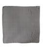 Dolce & Gabbana Gray Black Silk Square Women Foulard Scarf