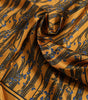 Dolce & Gabbana Orange Silk Floral Print Square Foulard Scarf