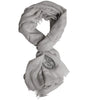 Dolce & Gabbana Gray DG Crown Neck Warmer Wrap Shawl Scarf