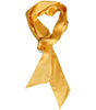 Dolce & Gabbana Yellow Satin Silk Skinny Foulard Wrap Scarf