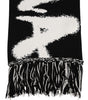 Dolce & Gabbana Black Logo Neck Warmer Wrap Men Shawl Scarf