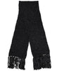 Dolce & Gabbana Black Cashmere Neck Warmer Wrap Shawl Scarf