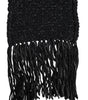 Dolce & Gabbana Black Cashmere Neck Warmer Wrap Shawl Scarf