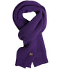 Dolce & Gabbana Purple DG Logo Neck Warmer Wrap Shawl Scarf
