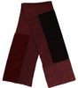 Dolce & Gabbana Maroon Black Neck Warmer Wrap Shawl Scarf