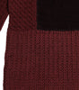 Dolce & Gabbana Maroon Black Neck Warmer Wrap Shawl Scarf