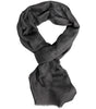 Dolce & Gabbana Gray Logo Print Neck Warmer Wrap Shawl Scarf