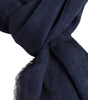 Dolce & Gabbana Dark Blue Neck Warmer Wrap Men Shawl Scarf