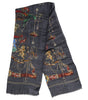 Dolce & Gabbana Gray Graphic Print Warmer Wrap Shawl Scarf