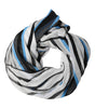 Dolce & Gabbana Multicolor Striped Neck Warmer Wrap Scarf