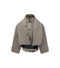 Balenciaga Reverse hooded Trench Coat