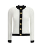 Balmain Contrast trim Cardigan