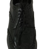 Dolce & Gabbana Elegant Green Brogues Oxford Wingtip Flats