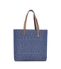 Fendi Embroderied denim Tote Bag
