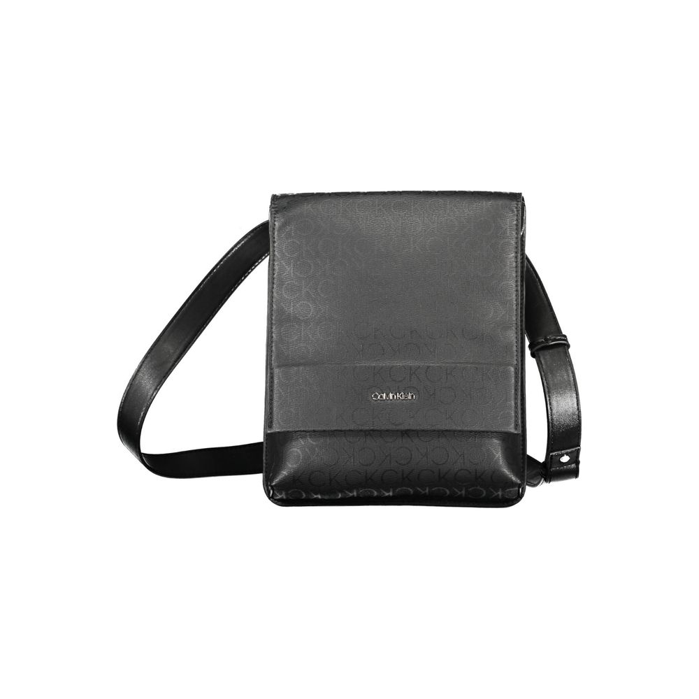 Bolso de hombro Calvin Klein de poliéster negro