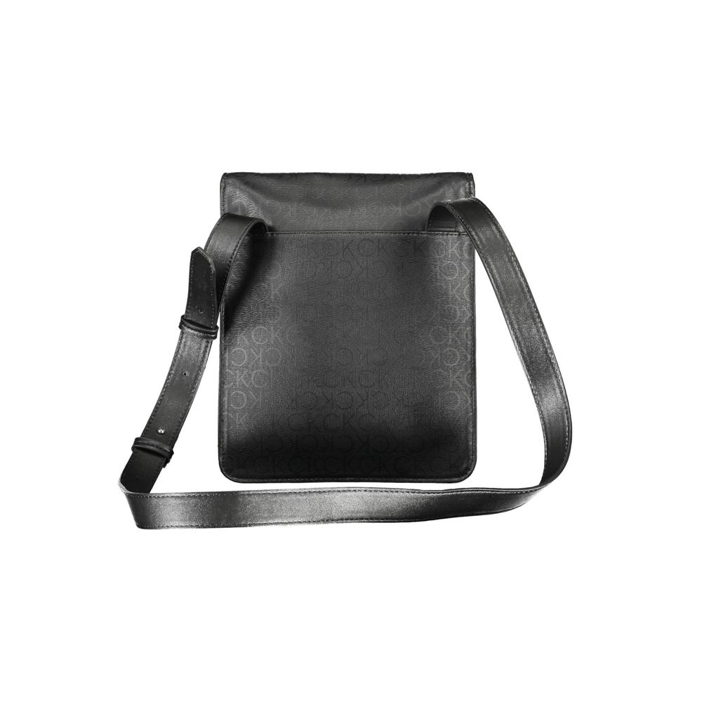 Bolso de hombro Calvin Klein de poliéster negro
