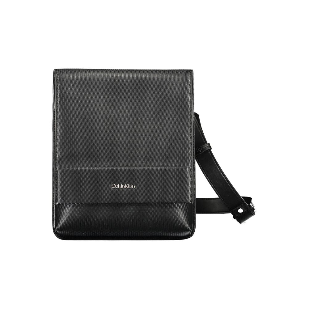 Bolso de hombro Calvin Klein de poliéster negro