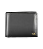 Portefeuille en cuir noir Calvin Klein