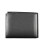 Portefeuille en cuir noir Calvin Klein