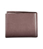 Portefeuille en cuir marron Calvin Klein